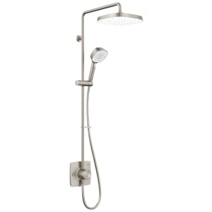 Mira Opero Dual Outlet Mixer Shower with HydroGlo Technology - Brushed Nickel