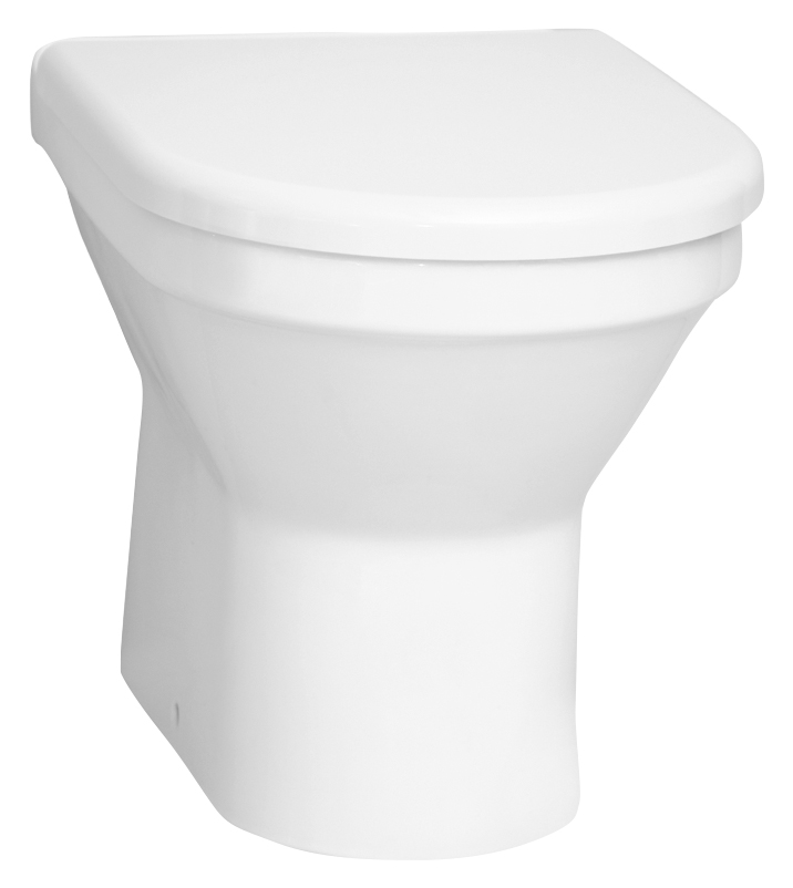 Image of VitrA Chennai Easy Clean Back To Wall Toilet Pan & Soft Close Seat