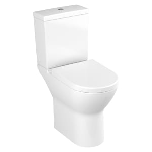 VitrA Chennai Easy Clean Comfort Height Close Coupled Toilet Pan, Cistern & Soft Close Seat