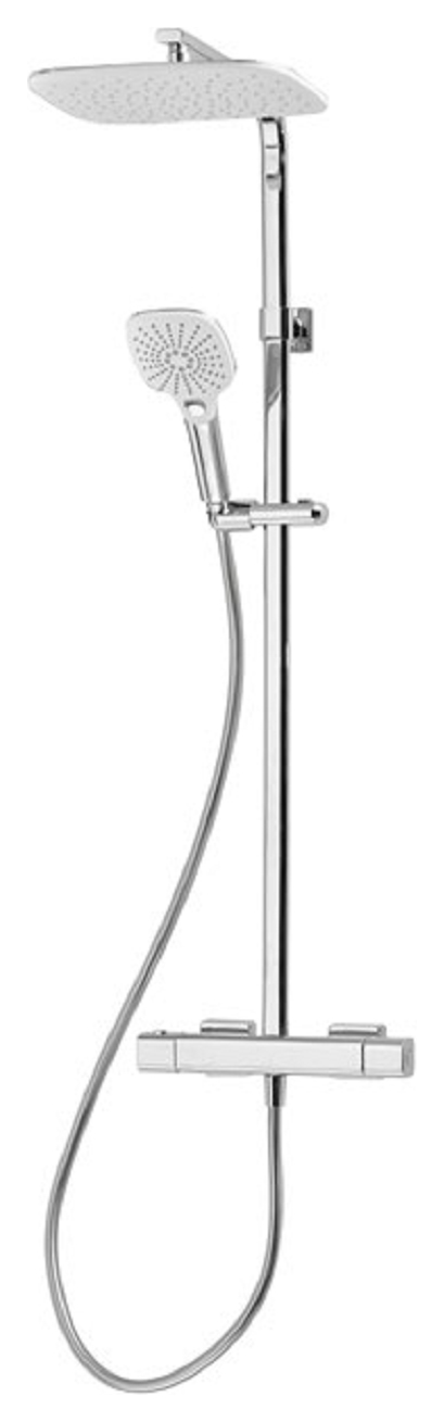Image of Triton Velino Cool Touch Bar Diverter Mixer Shower - Chrome