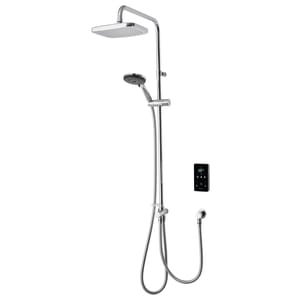 Image of Triton ENVi Matt Silver Dual Outlet Thermostatic Electric Shower - 10.5kW
