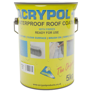 Acrypol+ Black Waterproof Roof Coating - 5kg