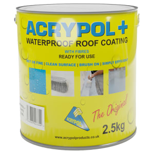 Acrypol+ White Waterproof Roof Coating - 2.5kg