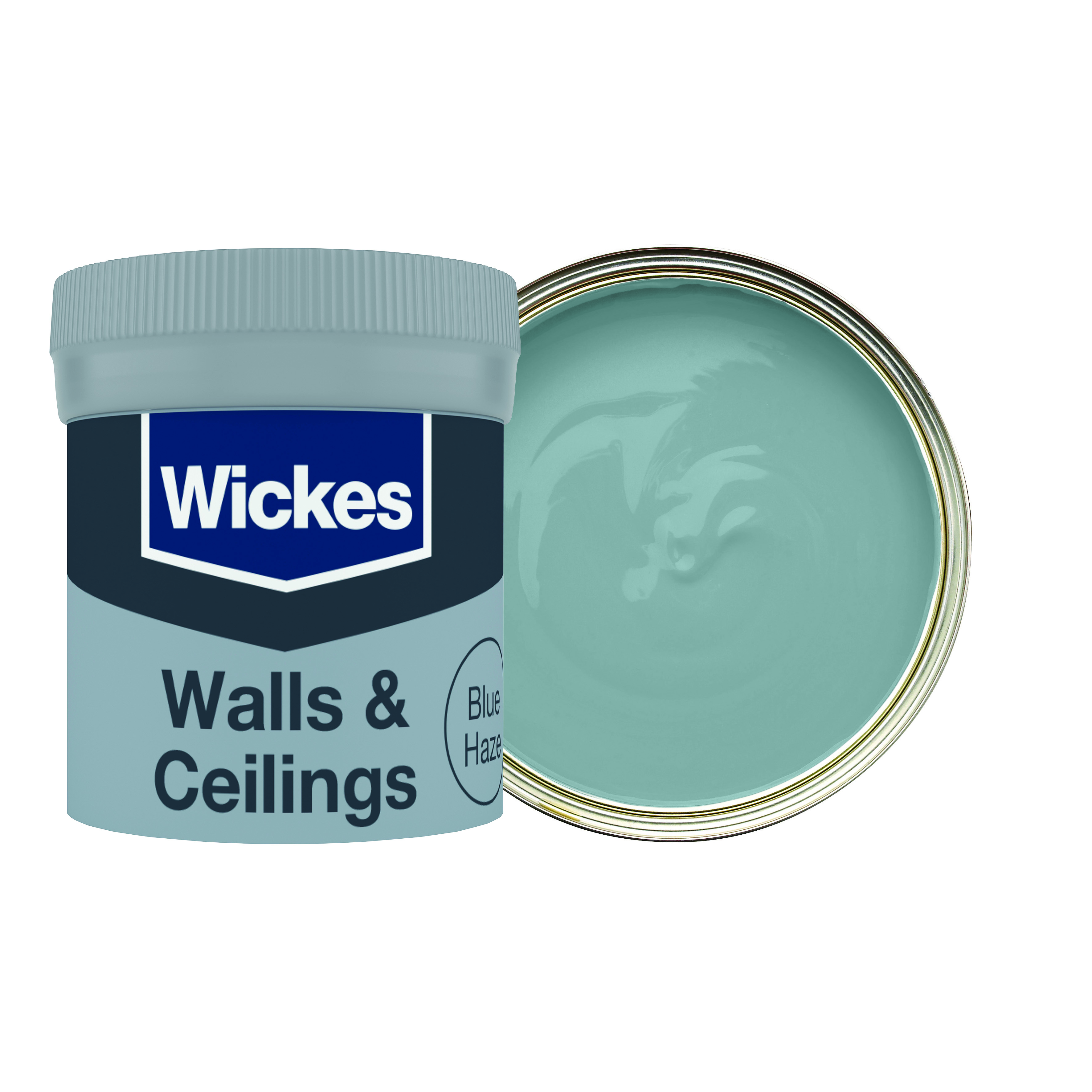 Wickes Matt Emulsion Paint By Kimberley Walsh - Blue Haze No.906 - Tester Pot - 50ml