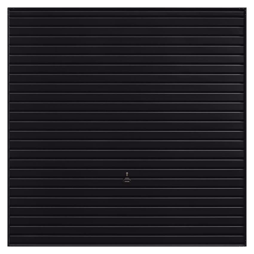 Garador Horizon Frameless Retractable Garage Door - Black - 2134 x 2136mm