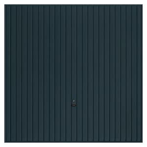 Image of Garador Carlton Vertical Anthracite Grey Frameless Retractable Garage Door - 2134 x 1981mm