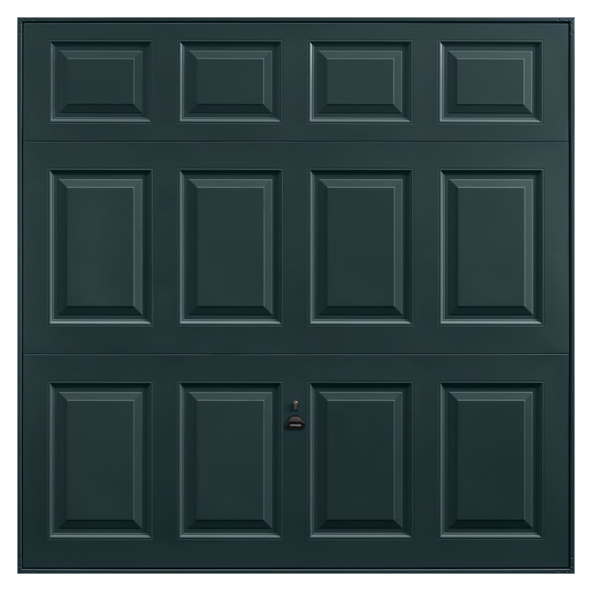 Garador Beaumont Panelled Frameless Retractable Garage Door - Anthracite Grey - 2438 x 1981mm