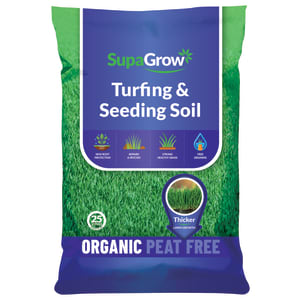 SupaGrow Turfing and Seeding Soil - 25L