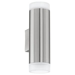 Image of Eglo Riga Outdoor Stainless Steel GU10 Up / Down Wall Light