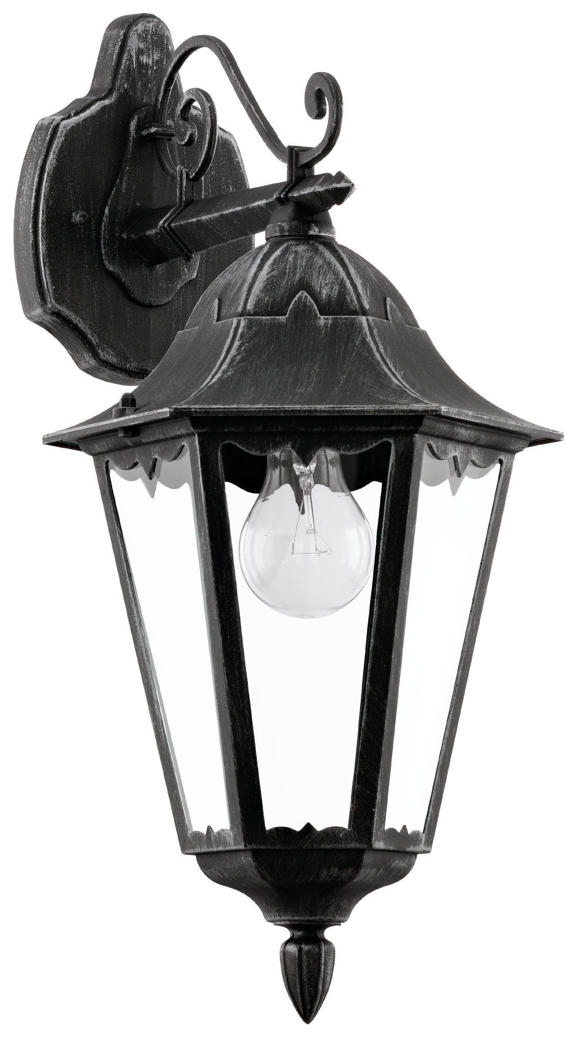 Image of Eglo Navedo Outdoor Wall Light - Black