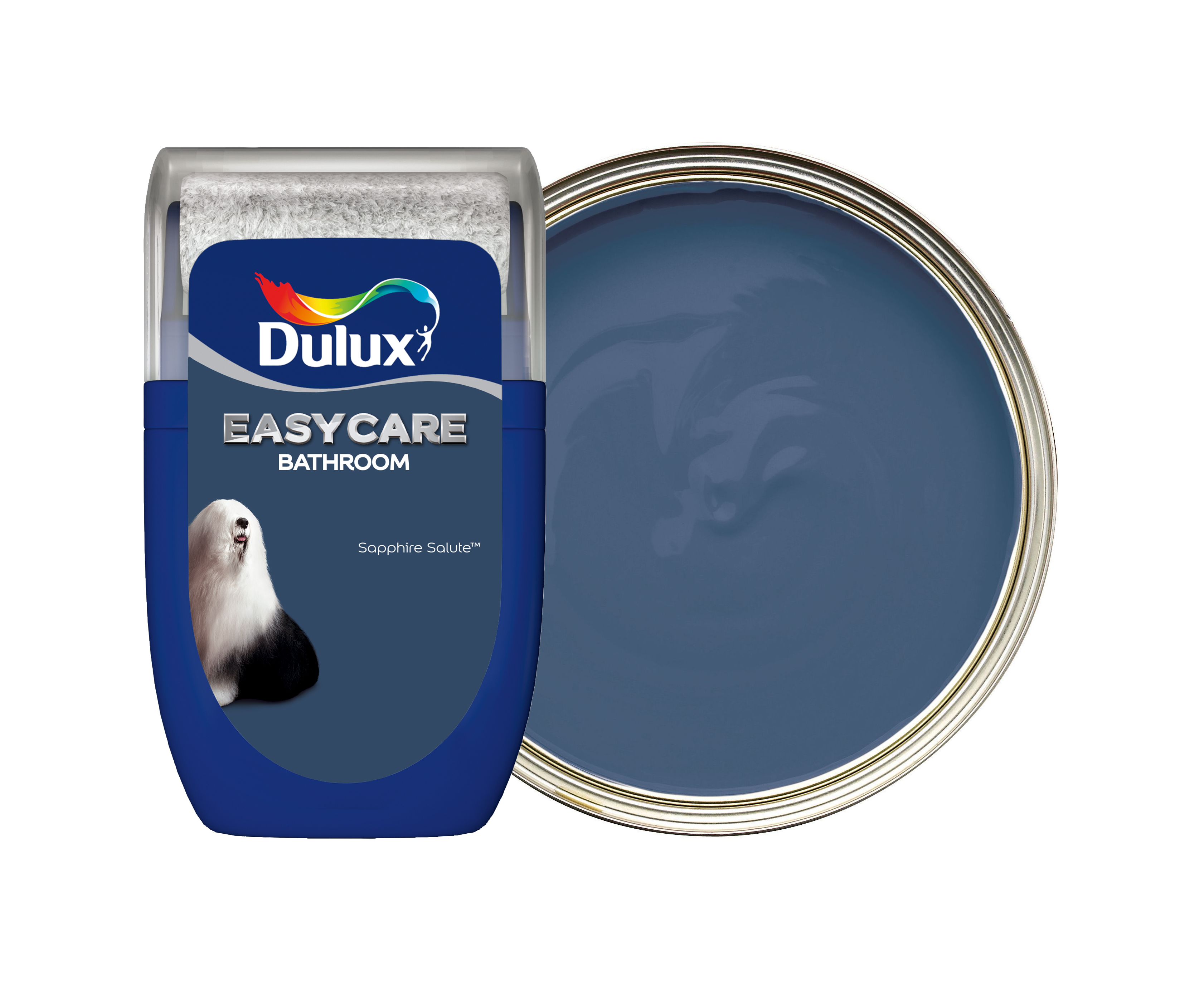 Dulux Easycare Bathroom Paint Tester Pot - Sapphire Salute - 30ml