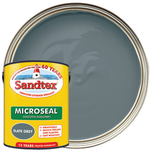 Sandtex Ultra Smooth Masonry Paint - Slate Grey - 5L
