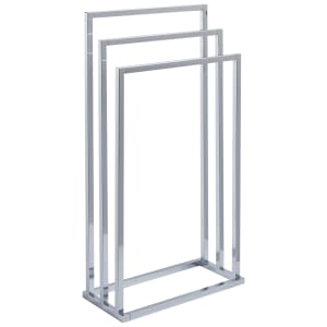 Image of Lloyd Pascal 3 Tier Square Tube Towel Stand - Chrome