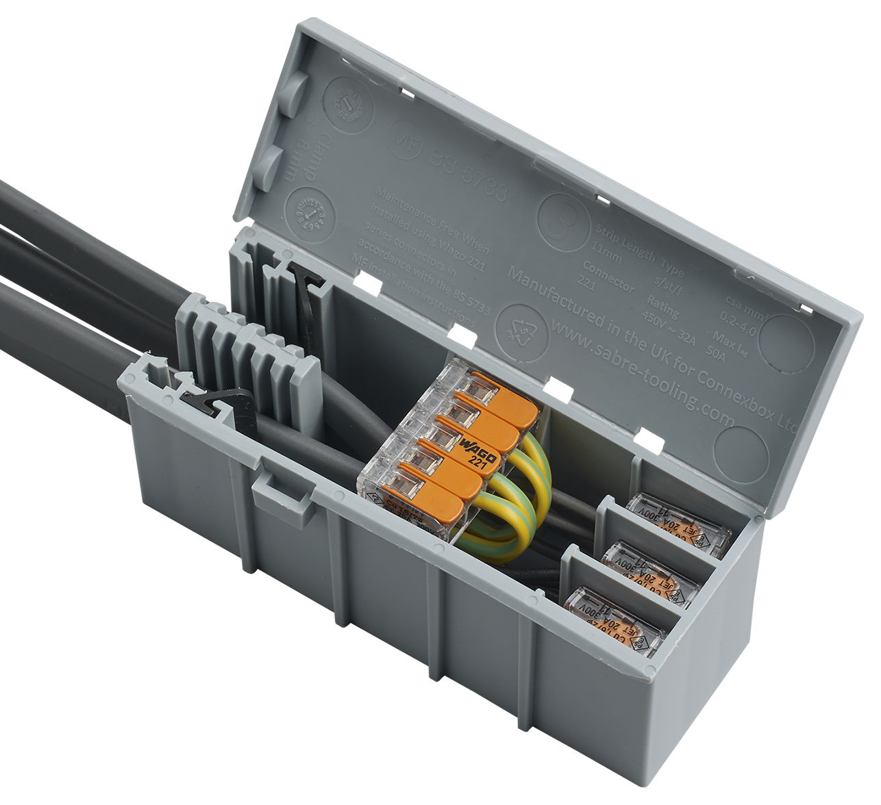 WAGO 207-3301 WAGOBOX 221-4 Junction Box