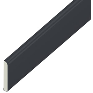 Wickes PVCu Anthracite Grey Cloaking Profile - 45mm x 2.5m - Pack of 5