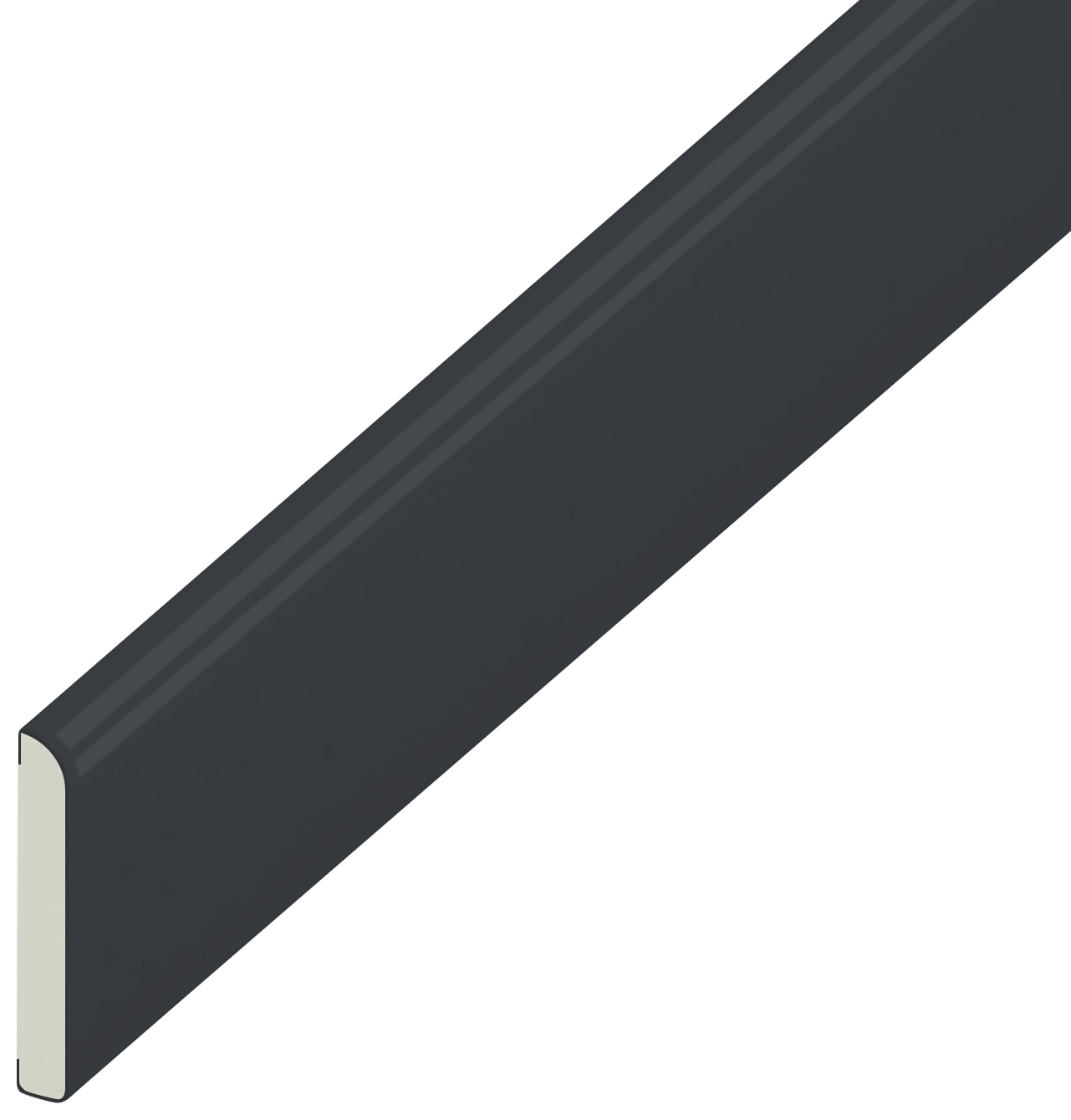 Wickes PVCu Anthracite Grey Cloaking Profile - 65mm x 2.5m - Pack of 5