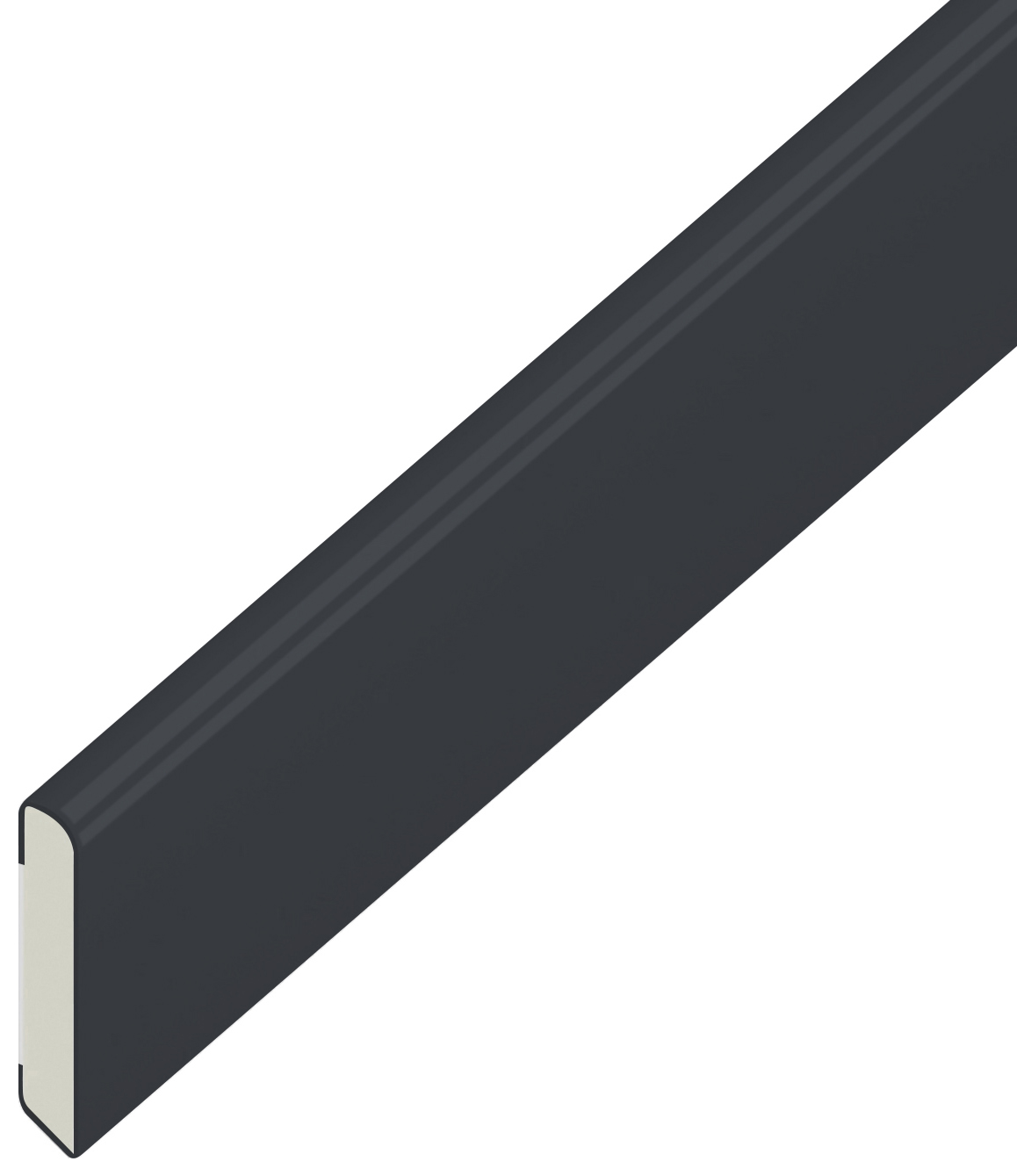 Wickes PVCu Anthracite Grey Cloaking Profile - 30mm x 2.5m - Pack of 5