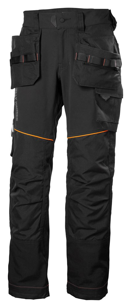 Helly Hansen Chelsea Evolution Construction Trousers - Black - Size 34W