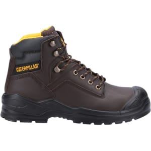 Image of Caterpillar CAT Striver S3 Safety Boot with Bump Cap Toe - Brown - Size 8