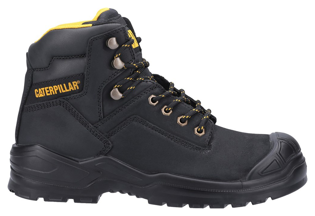 Image of Caterpillar CAT Striver S3 Safety Boot with Bump Cap Toe - Black - Size 8