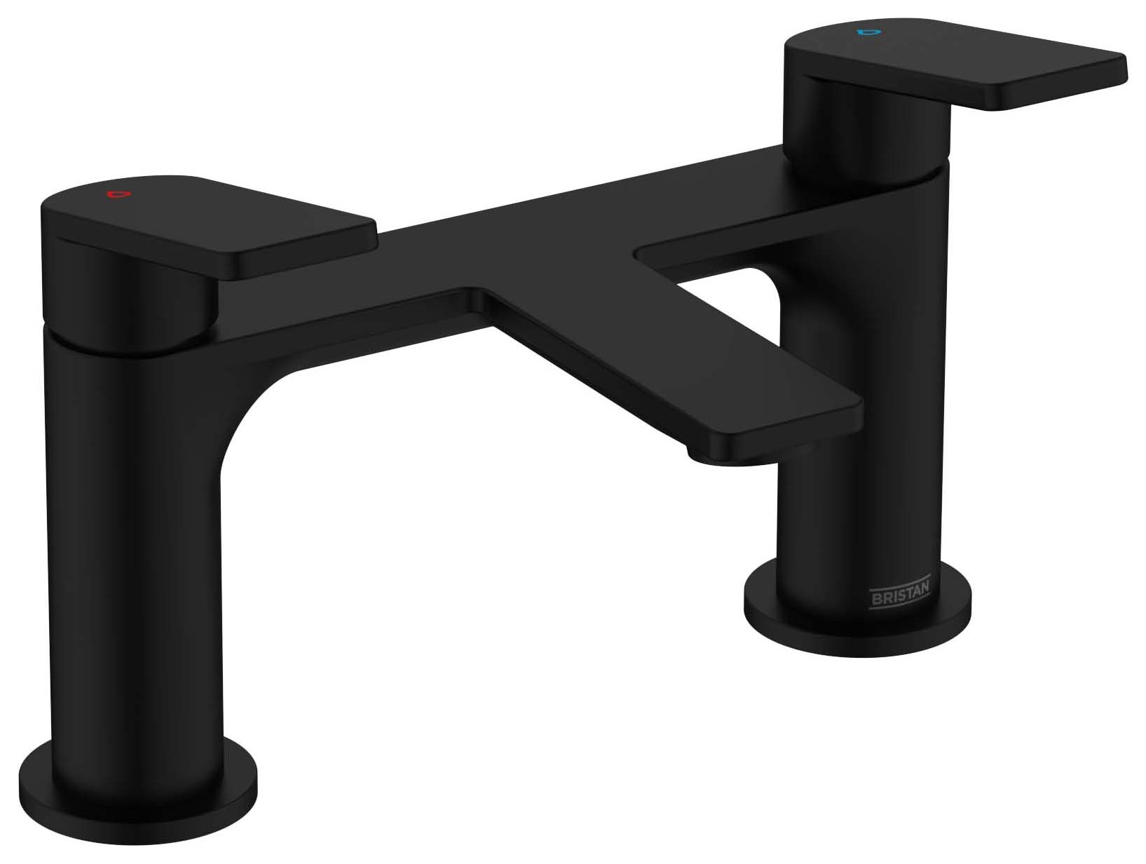 Image of Bristan Frammento Bath Filler Tap - Black