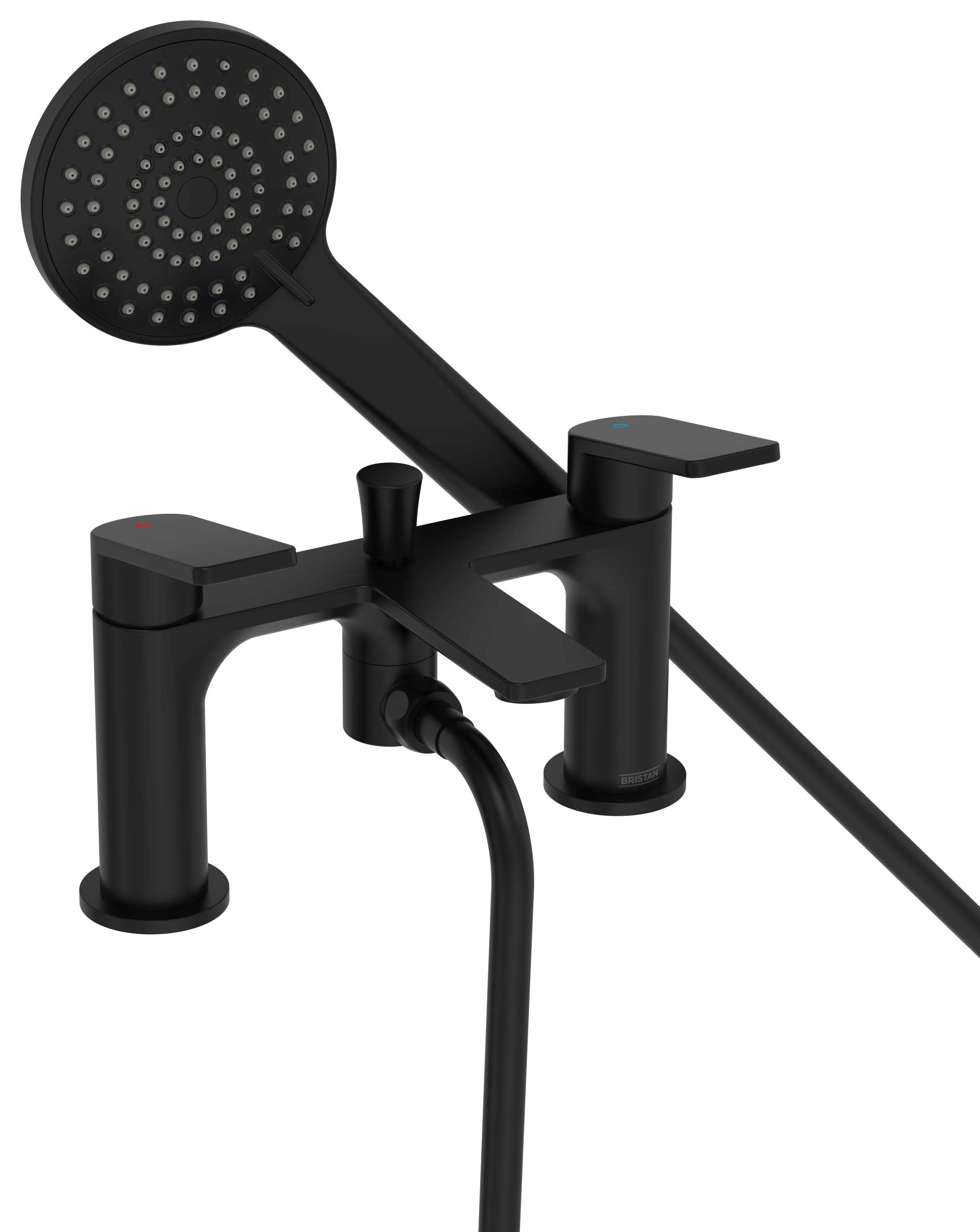 Bristan Frammento Bath Shower Mixer Tap - Black