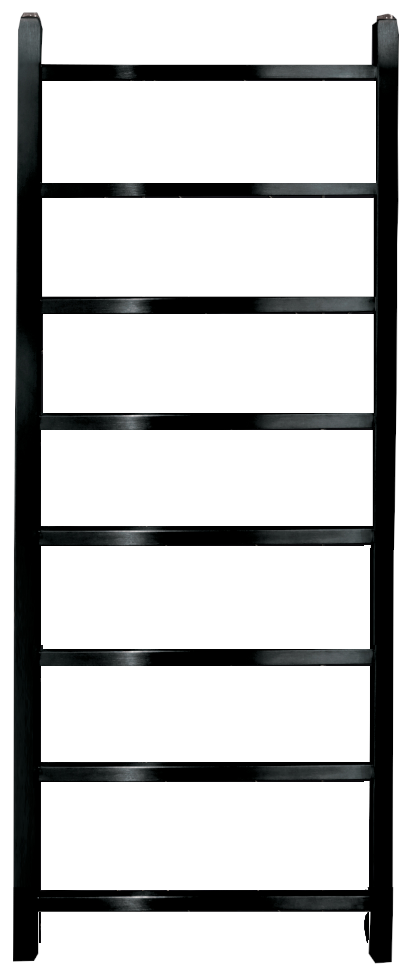 Towelrads Diva Brushed Black Chrome Dry Electric Non Thermostatic Towel Radiator - 1200 x 500mm