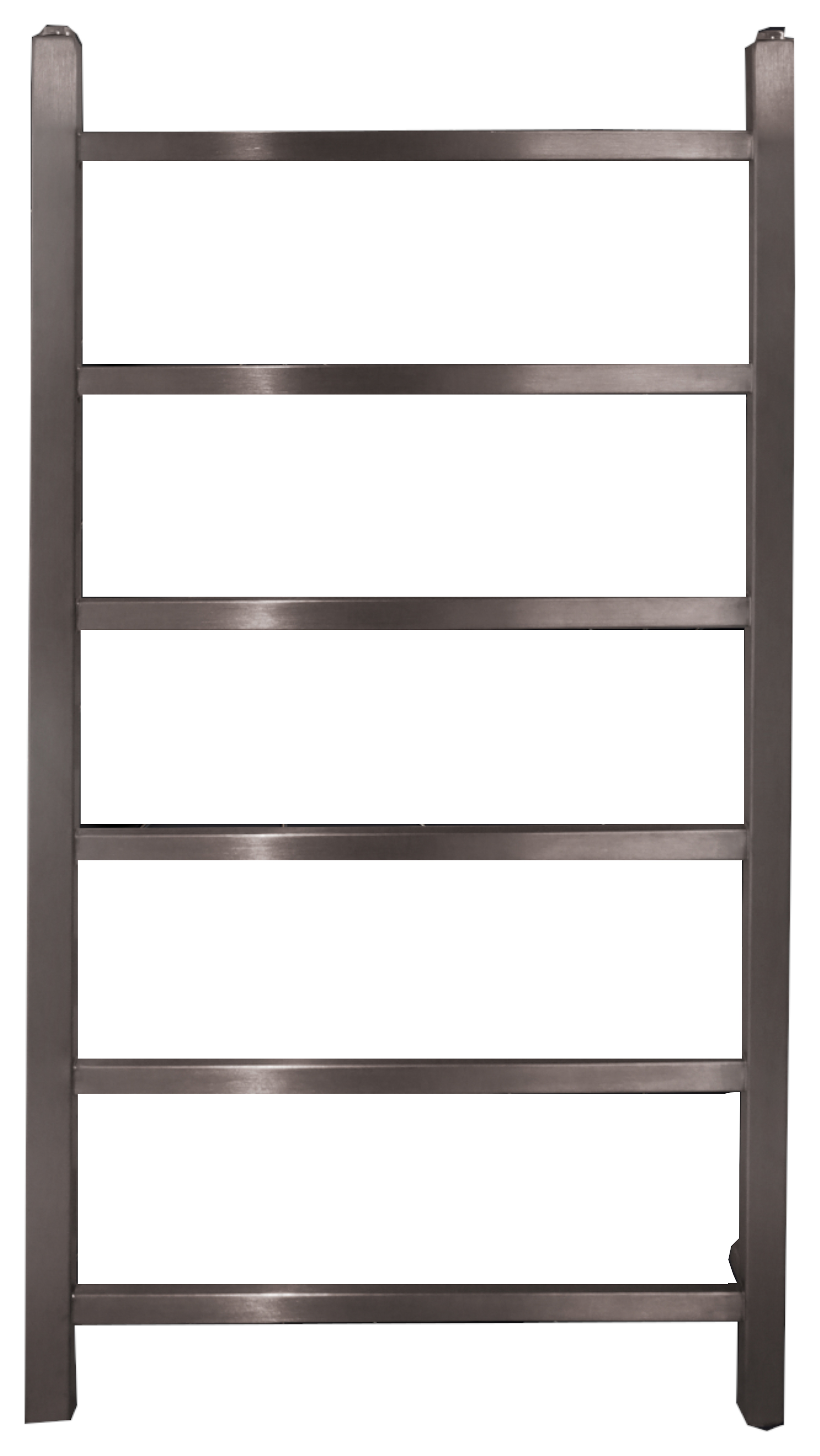 Towelrads Diva Brushed Stainless Steel Dry Electric Non Thermostatic Towel Radiator - 800 x 500mm