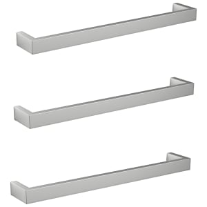 Image of Towelrads Elcot Brushed Stainless Dry Electric Towel Bars - 630mm
