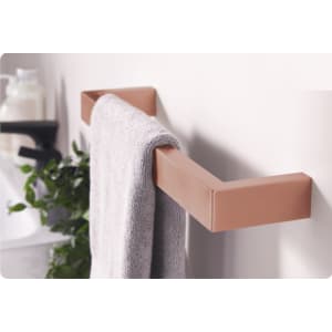 Image of Towelrads Elcot Rose Gold Dry Electric Towel Bars - 630mm