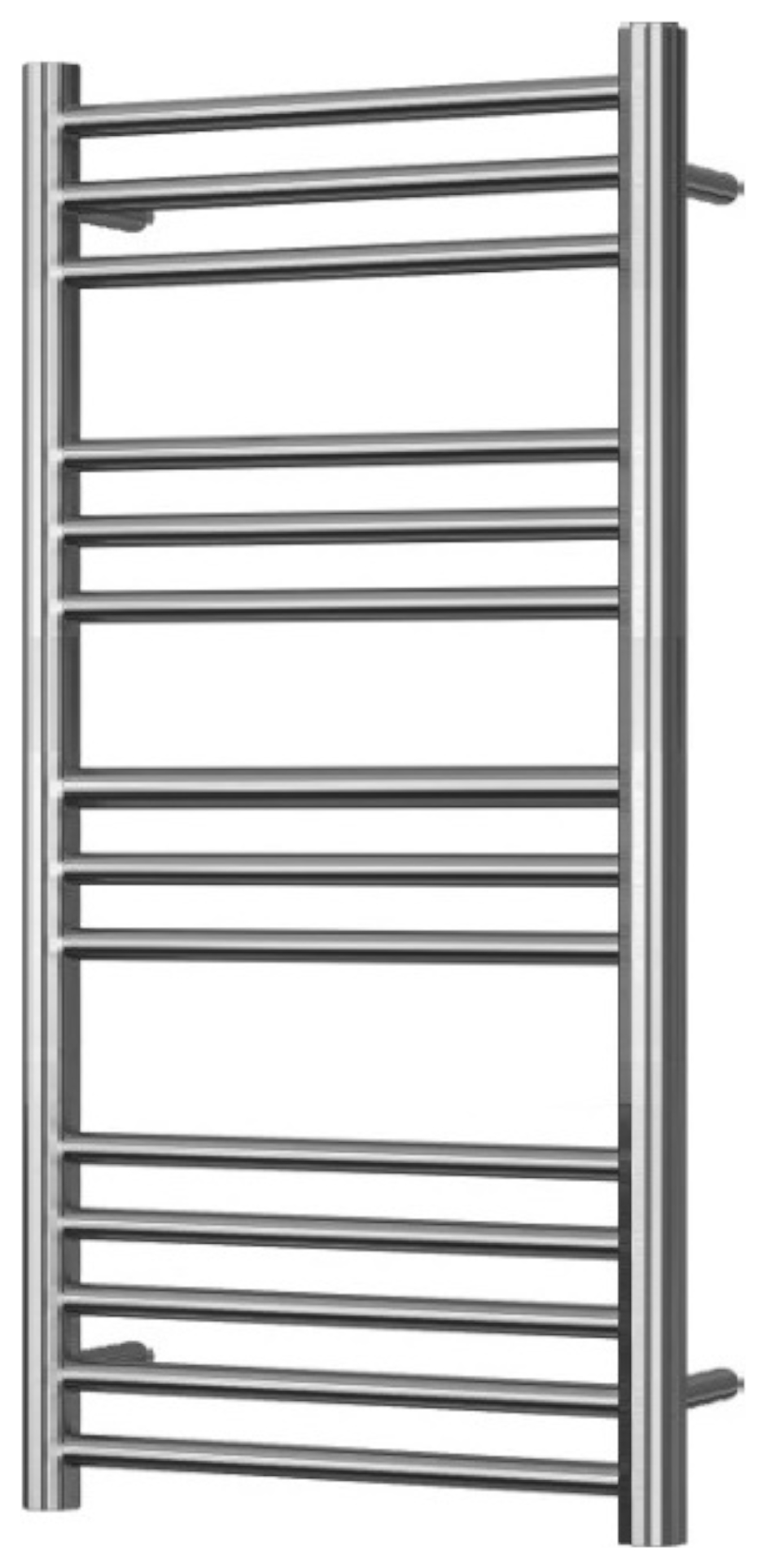 Image of Towelrads Eversley Polished Stainless Towel Radiator - 1000 x 600mm
