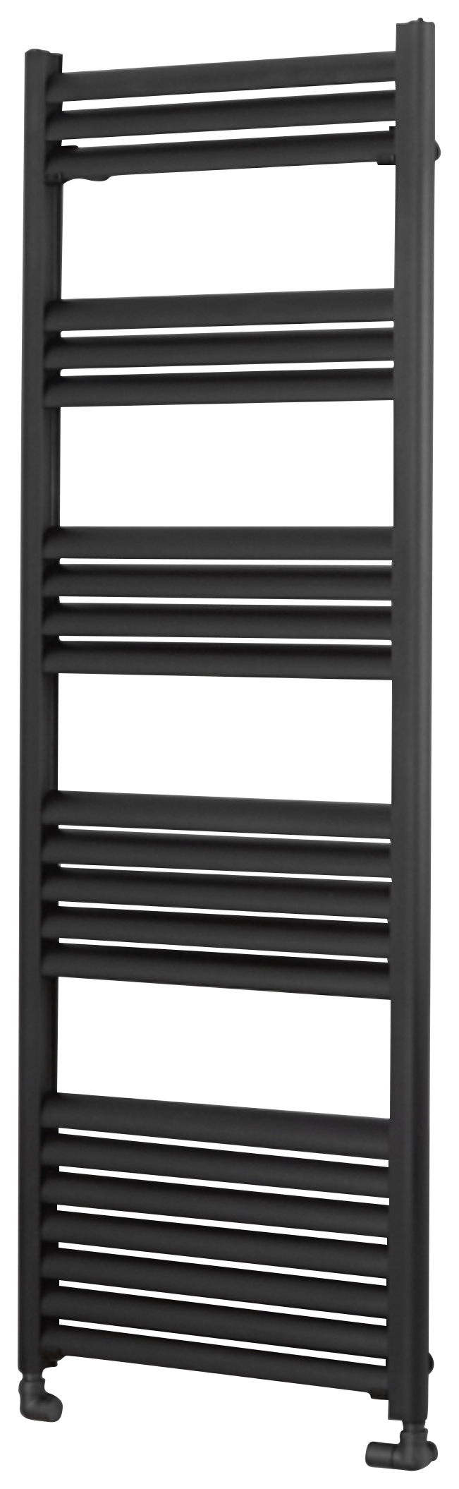 Towelrads Eton Matt Black Towel Radiator - 1200 x 500mm