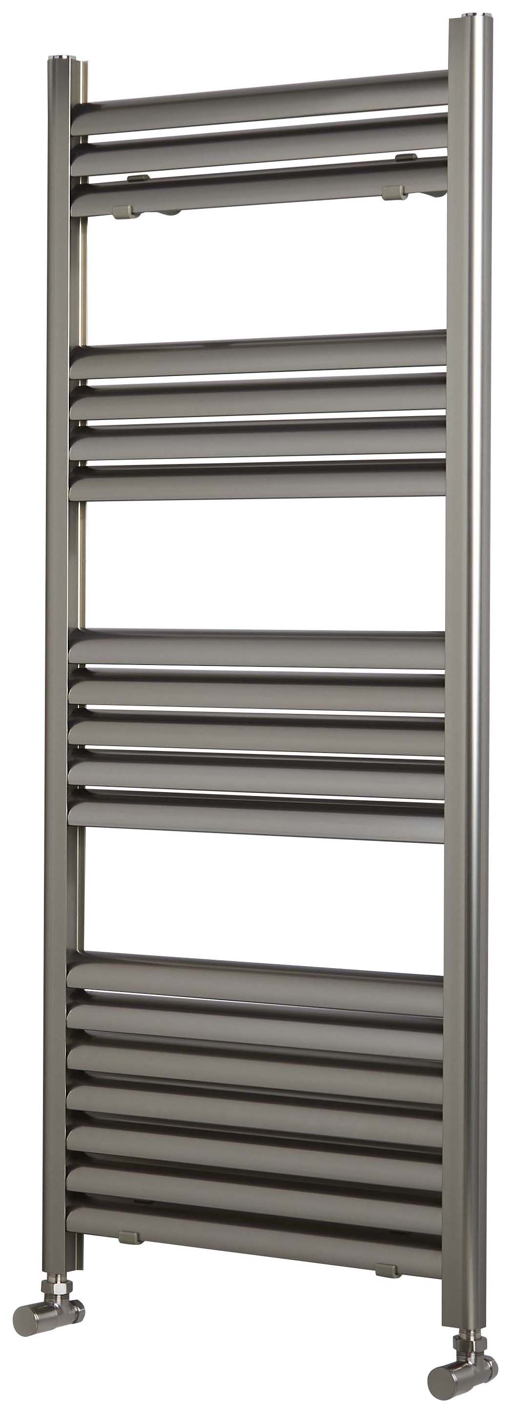 Towelrads Eton Brushed Aluminium Towel Radiator - 1200 x 500mm