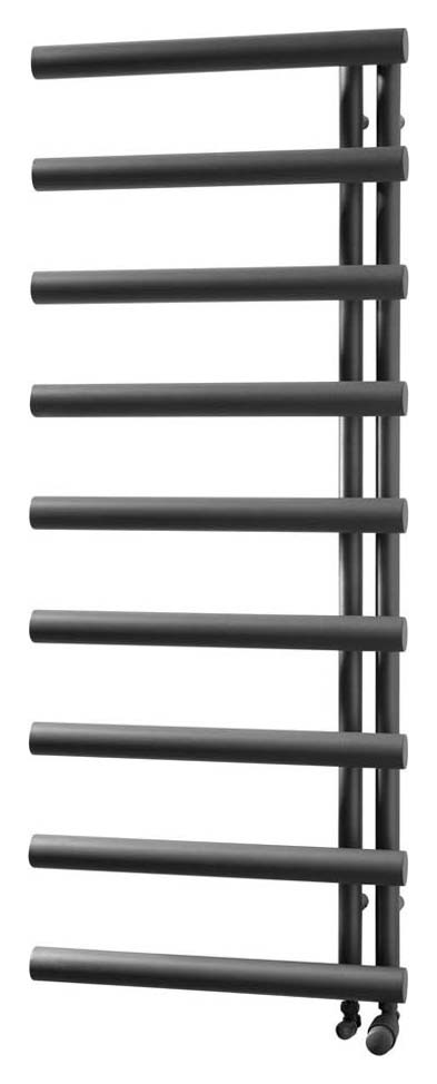 Image of Towelrads Mayfair Matt Black Towel Radiator - 1245 x 500mm