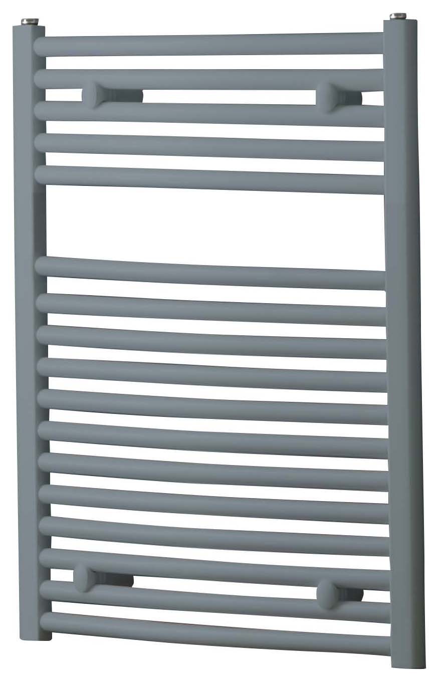 Towelrads Pisa Silver Grey Towel Radiator - 800 x 500mm