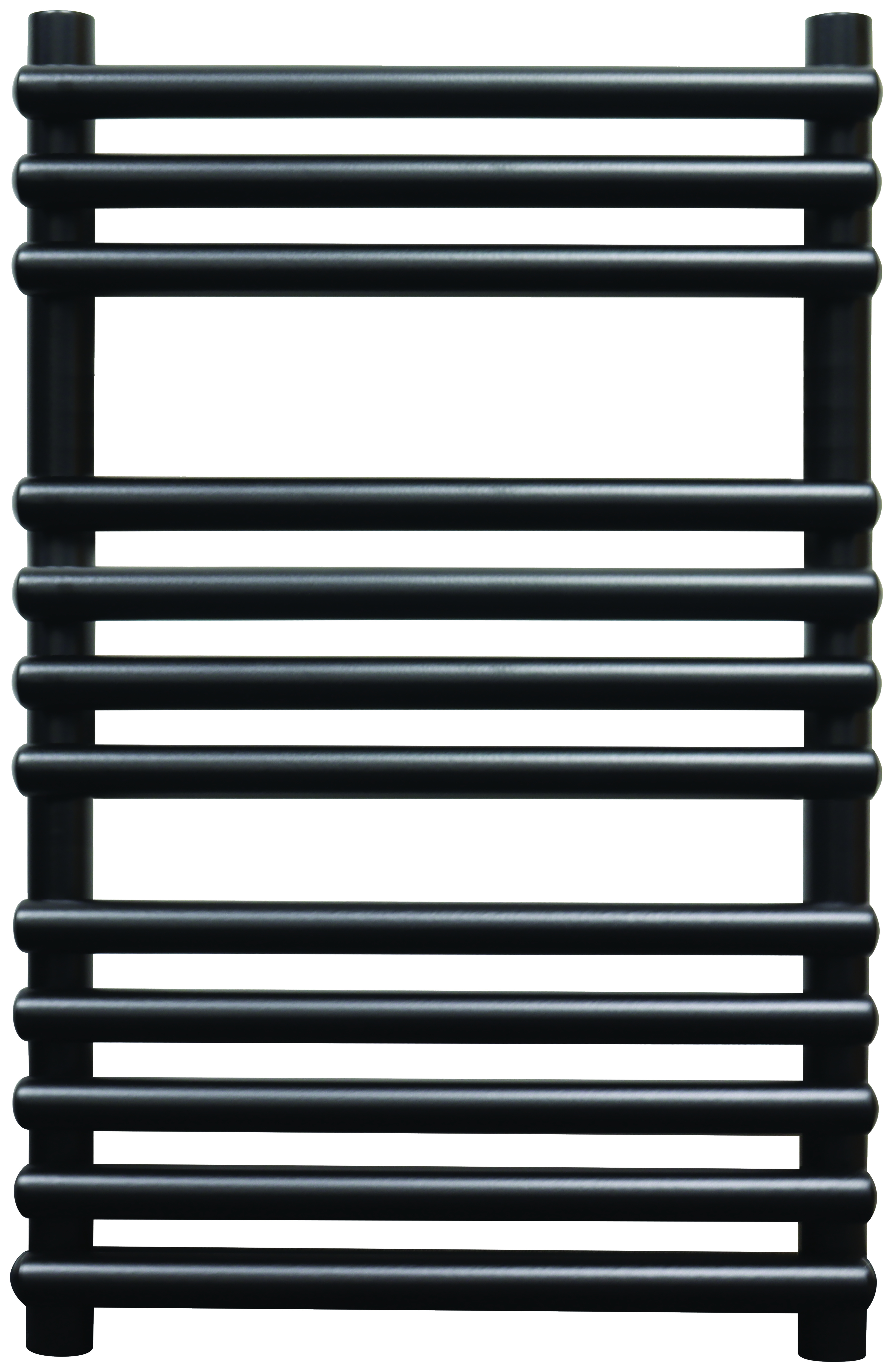 Towelrads Double Iridio Matt Black Towel Radiator - 1200 x 500mm