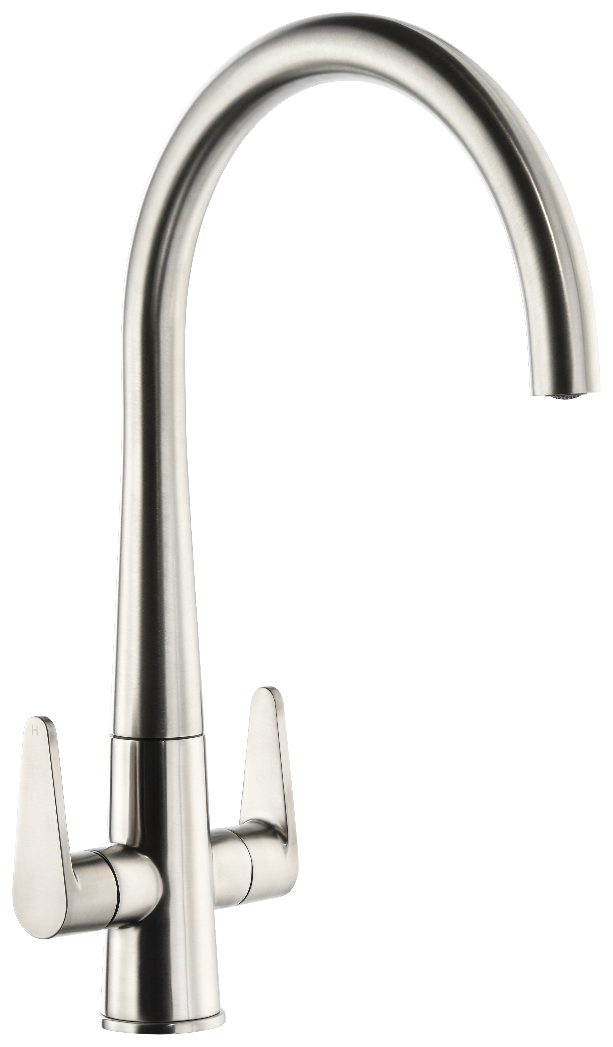 Abode Coniq R Monobloc Tap - Brushed Nickel