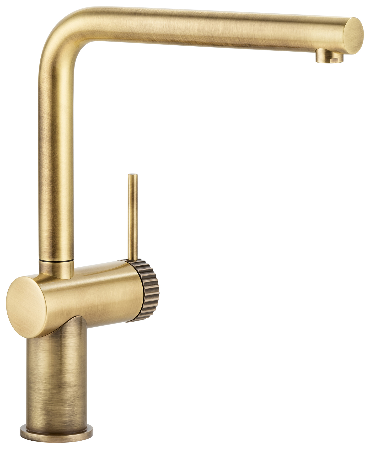 Abode Fraction Single Lever Tap - Antique Brass