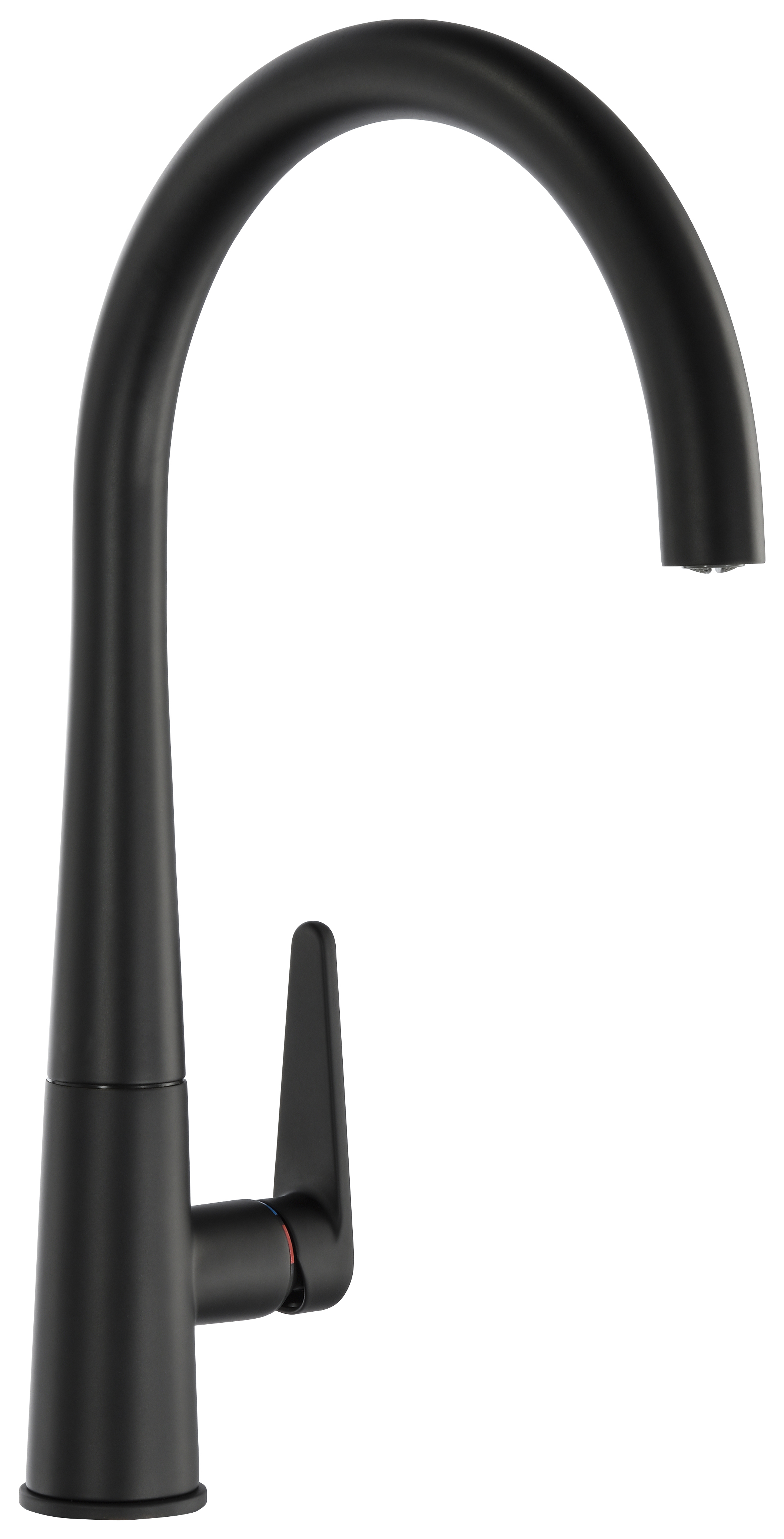 Image of Abode Coniq Single Lever Monobloc Tap - Matt Black