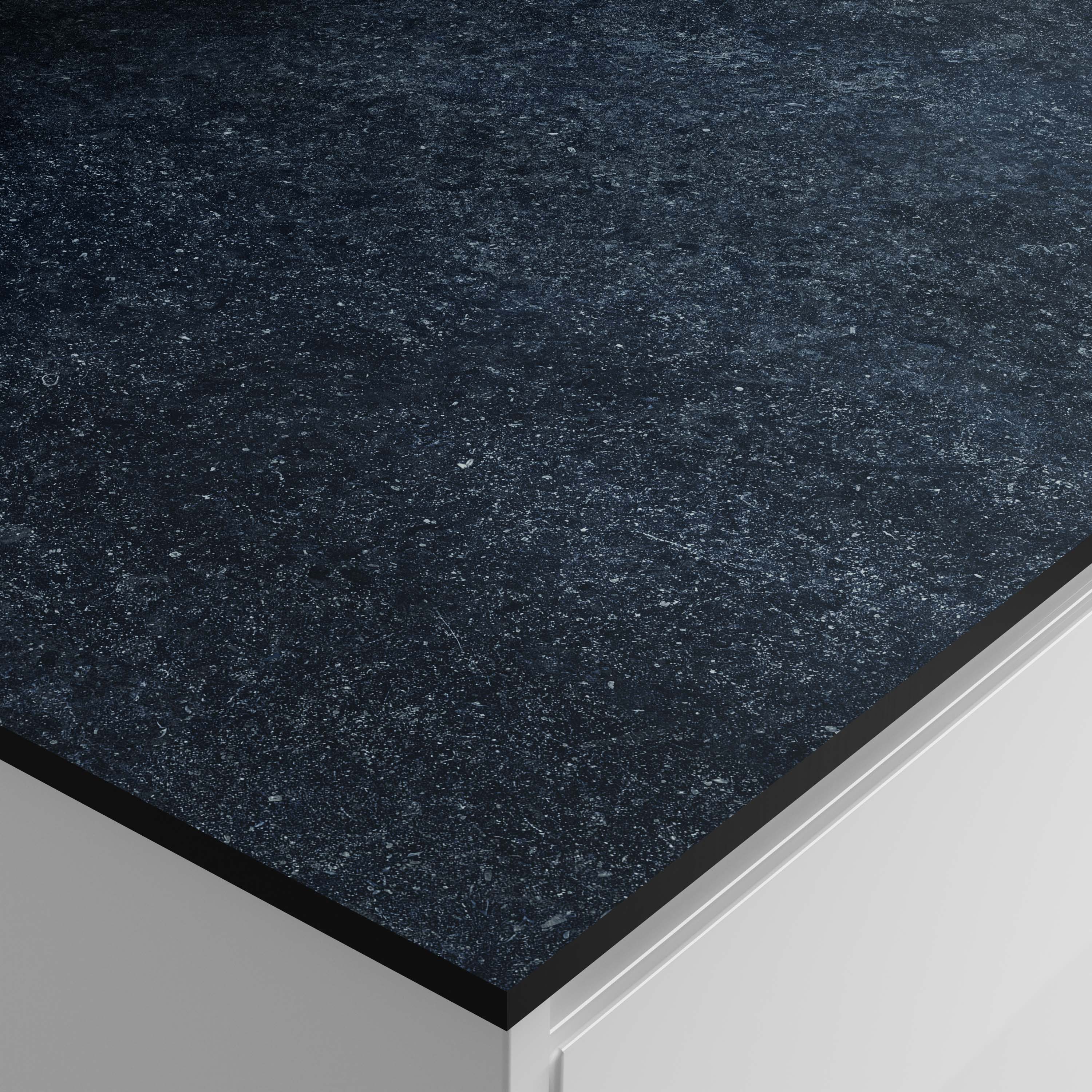 Image of Stratus Blue Limestone Compact Worktop - 3050 x 610 x 12mm