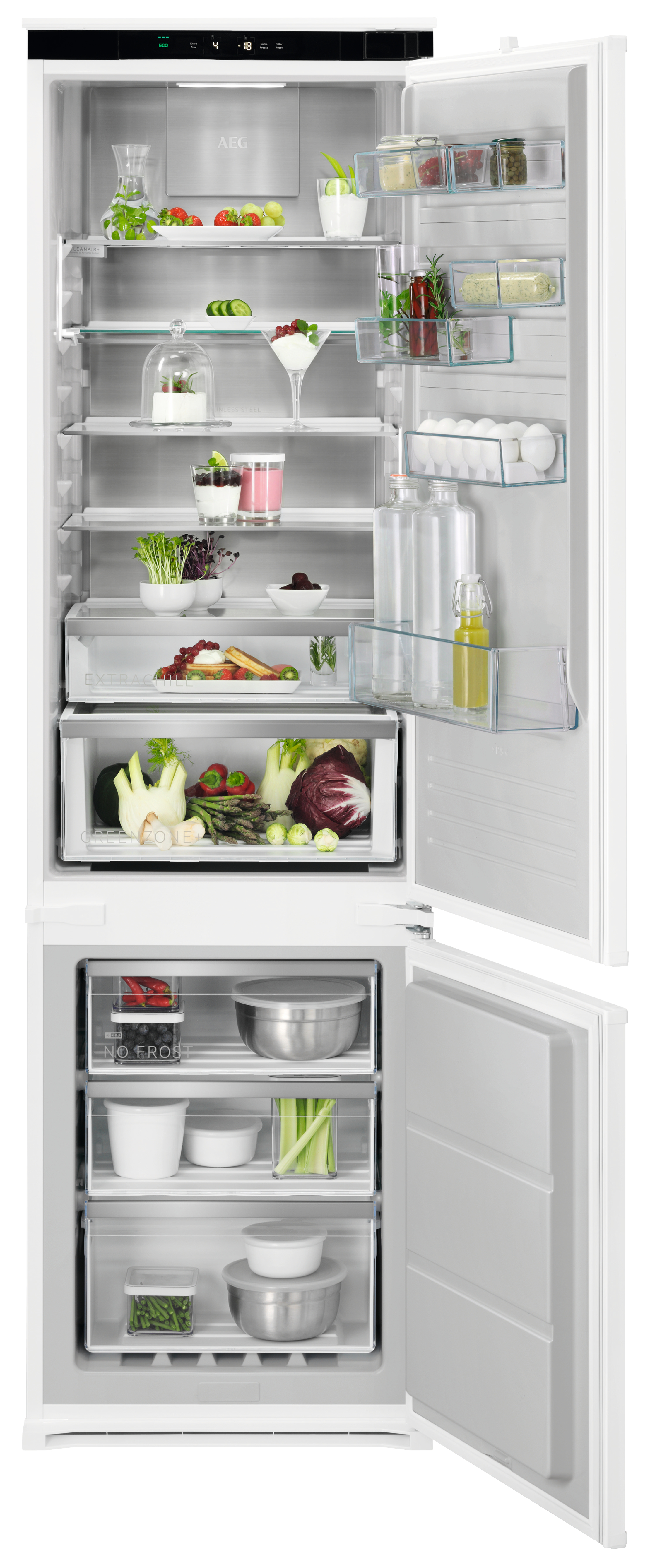 AEG NSC8M191DS 70:30 TwinTech NoFrost Fridge Freezer -