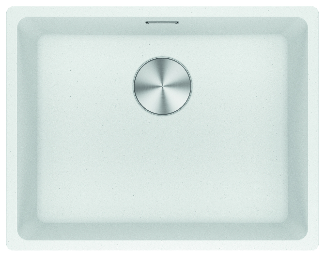 Image of Franke Maris Granite 1 Bowl Undermount Kitchen Sink - White