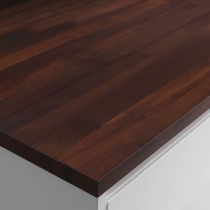 Image of Wickes Solid Wood Worktop Upstand - Thermo Beech 70 x 18mm x 3m