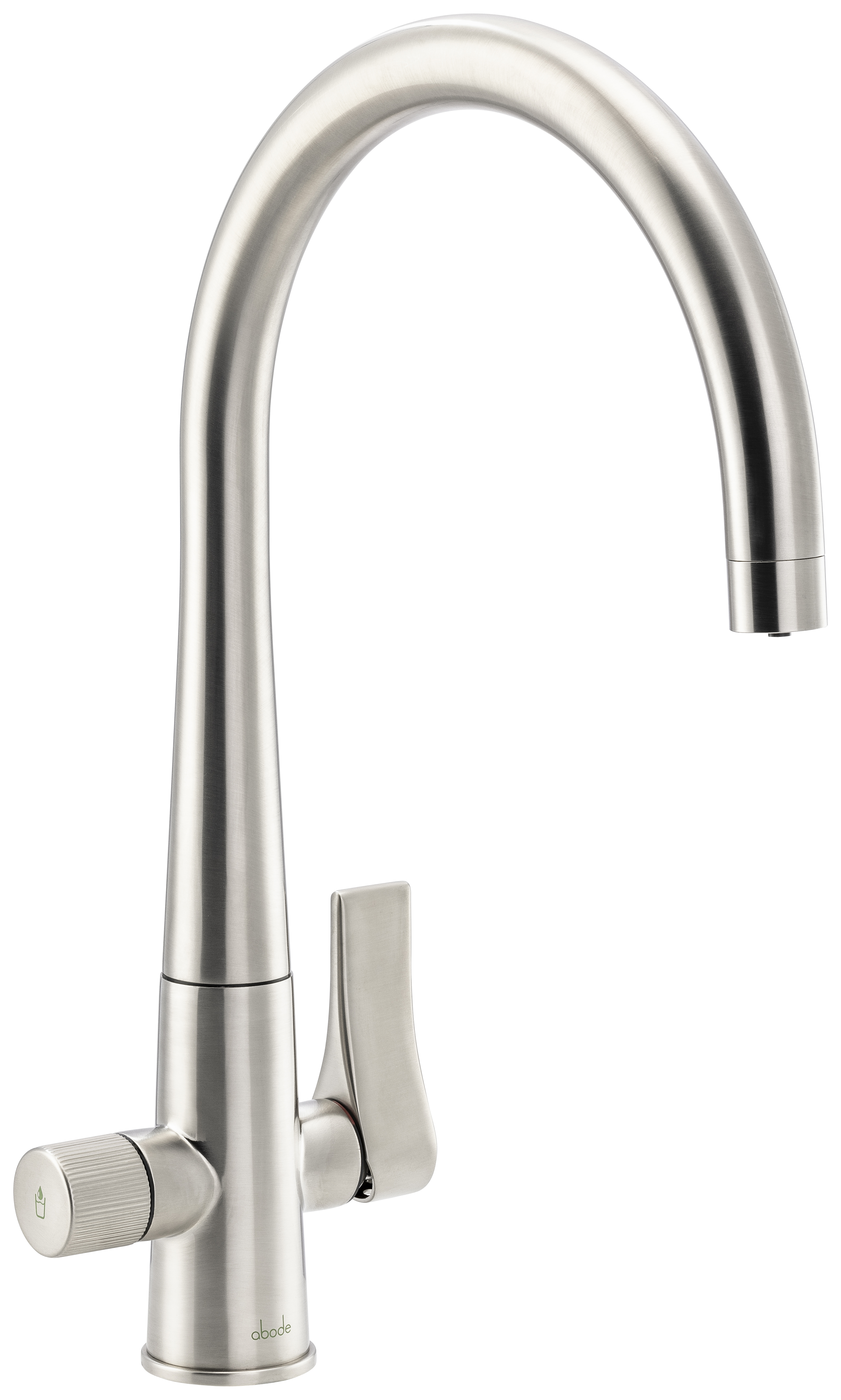 Abode Pure Aquifer Single Lever Filter Tap - Brushed Nickel