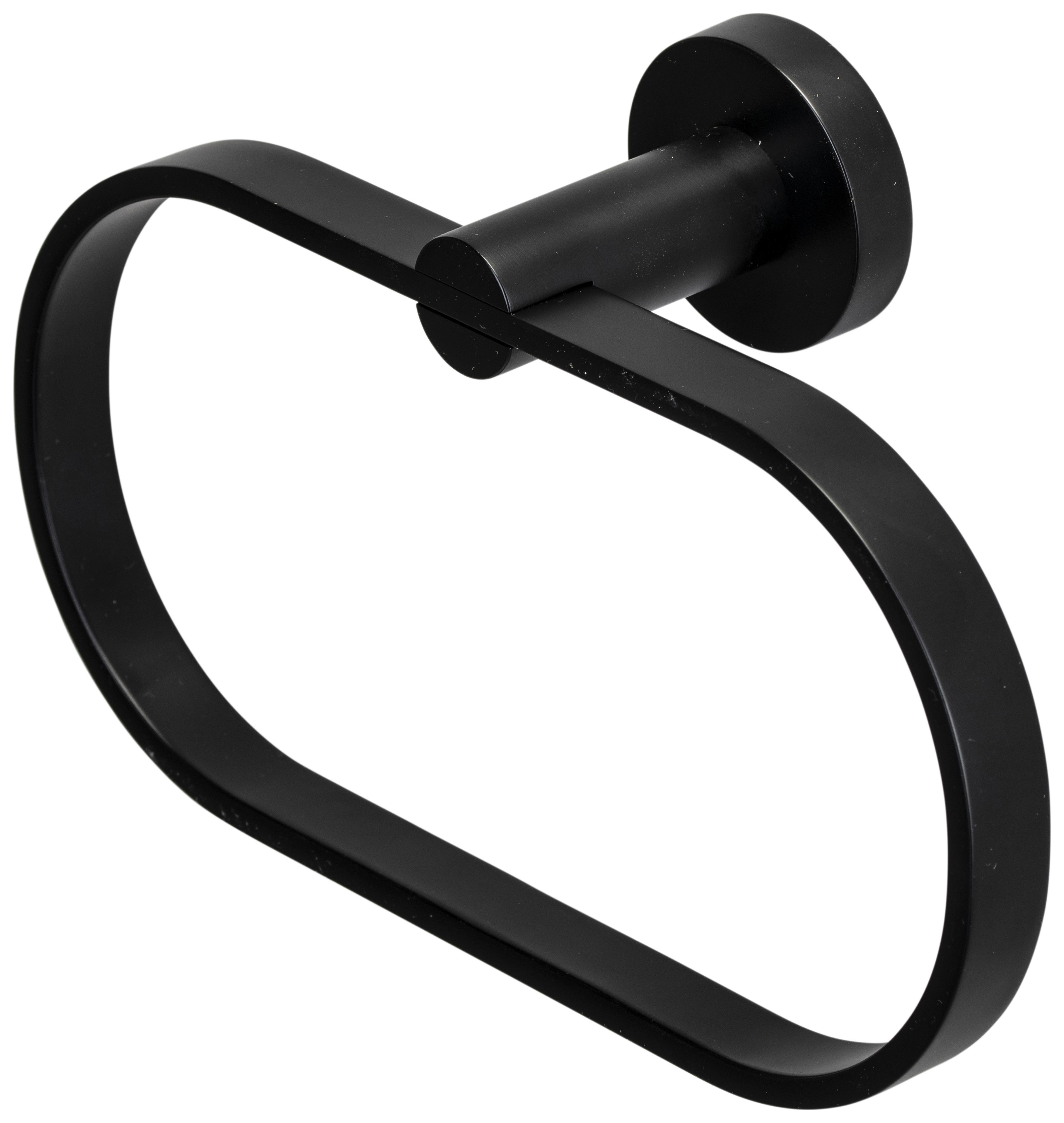 Croydex Flexi Fix™ Metra Towel Ring - Black