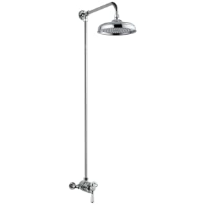 Mira Realm Single Outlet ER Thermostatic Rear Fed Mixer Shower - Chrome