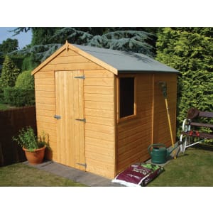 Shire Durham Apex Tongue & Groove Shed - 8 x 6ft