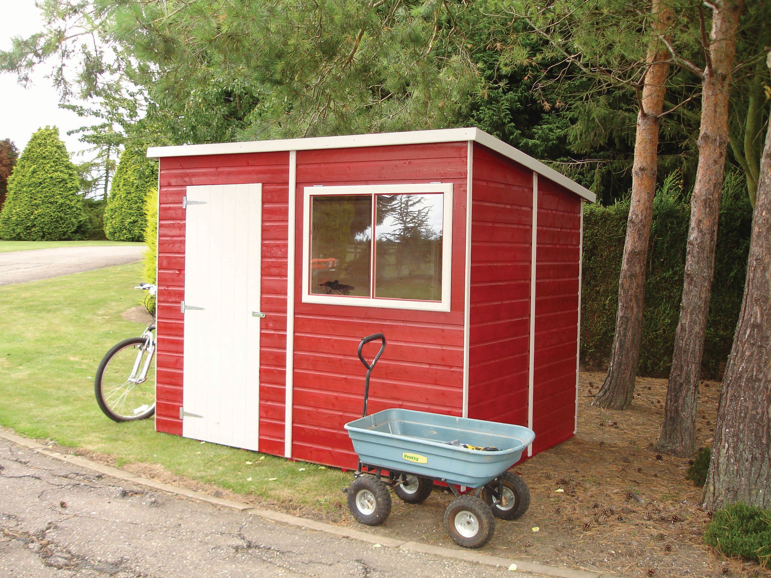 Shire Pent Tongue & Groove Shed - 8 x 6ft