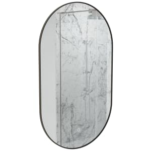 Sensio Nebula Black Colour Changing LED Bathroom Mirror - 500 x 800mm