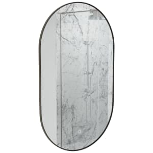 Image of Sensio Nebula Black Colour Changing LED Bathroom Mirror - 600 x 1000mm